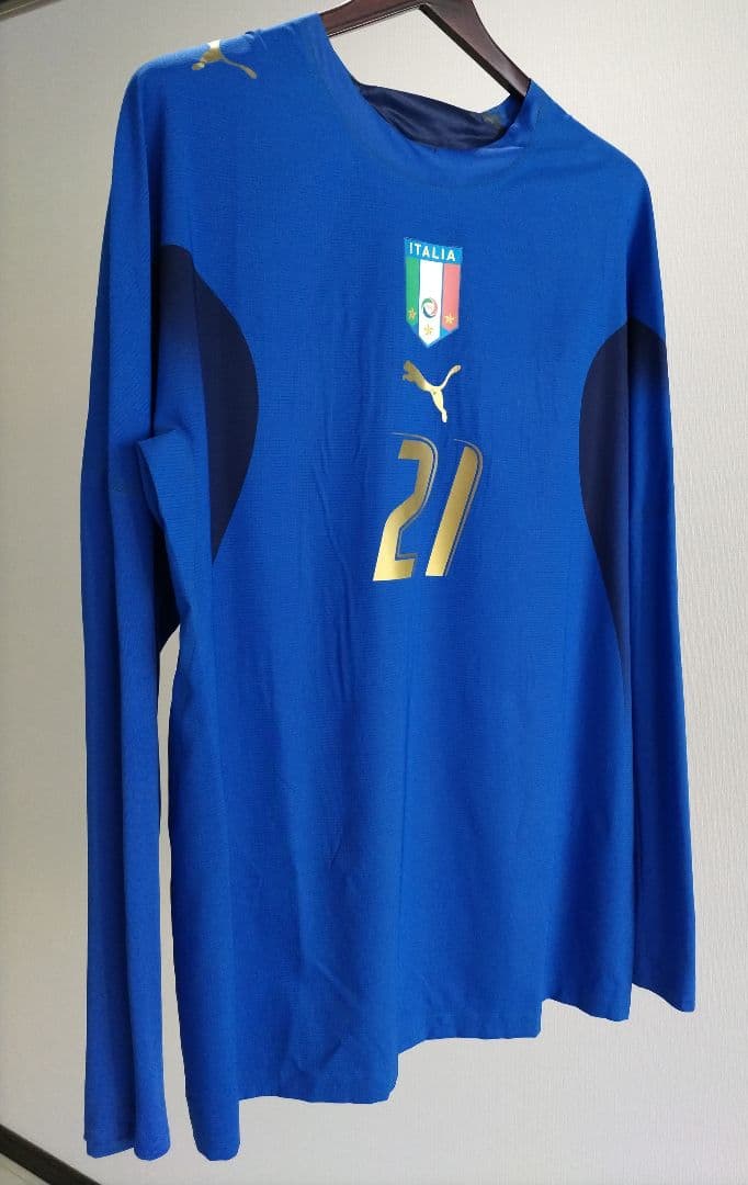 イタリア　ピルロ　ユニフォーム　代表　LLサイズ　オーセンティック　2006