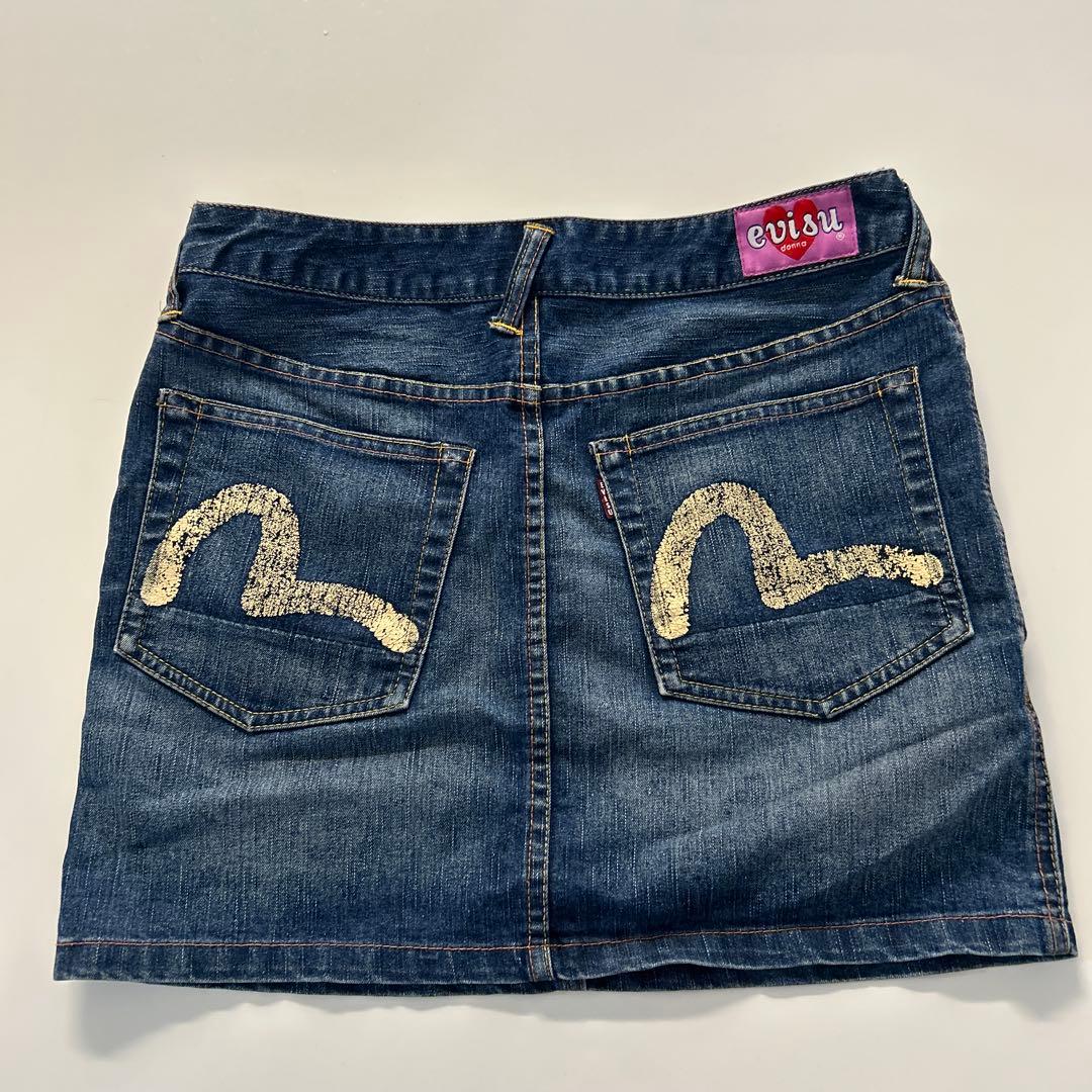 evisu デニムミニスカート