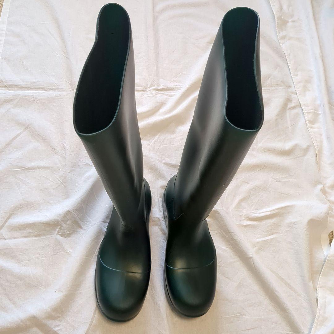 ボッテガヴェネタ パドル 42 レインブーツ グリーン　メンズ　レディース