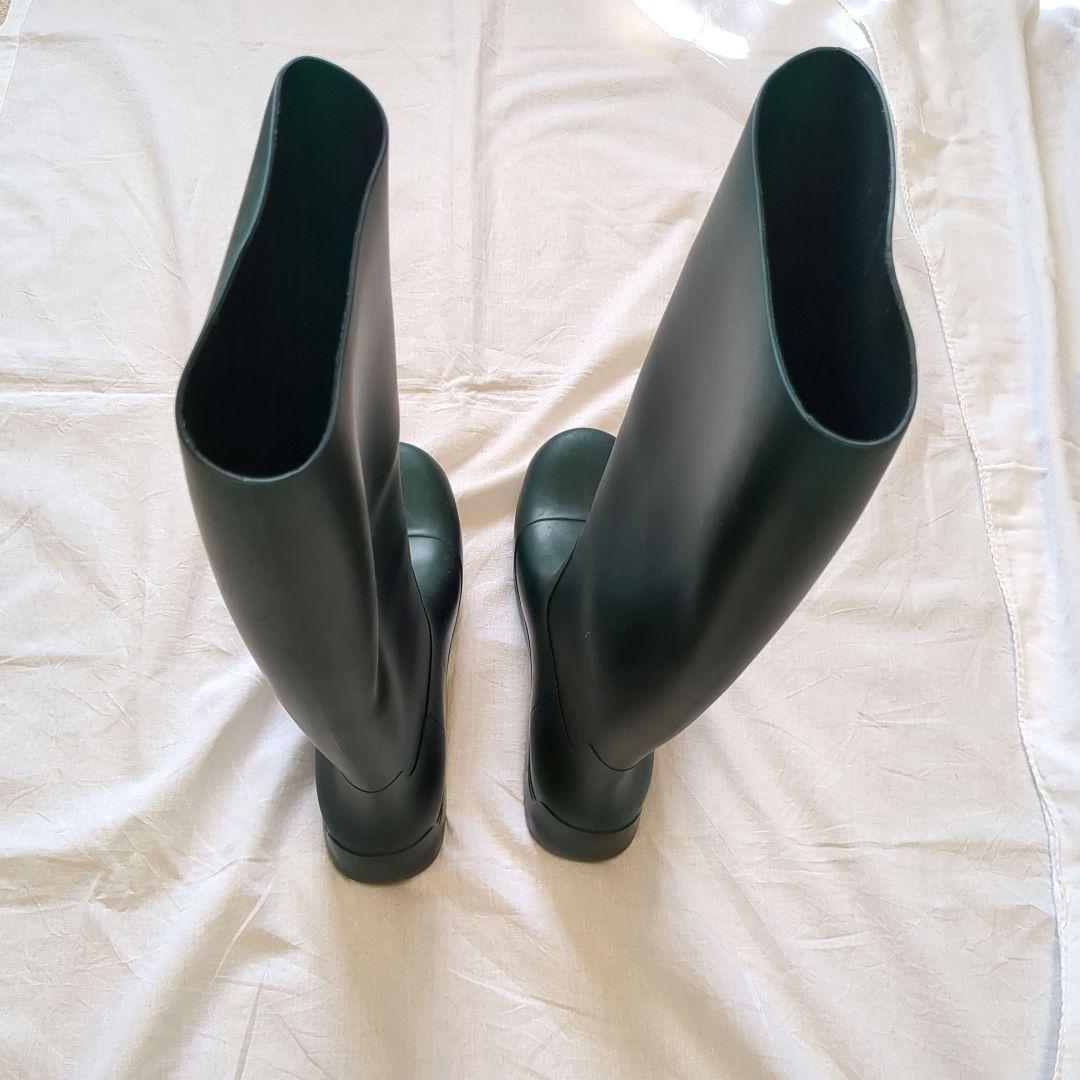 ボッテガヴェネタ パドル 42 レインブーツ グリーン　メンズ　レディース