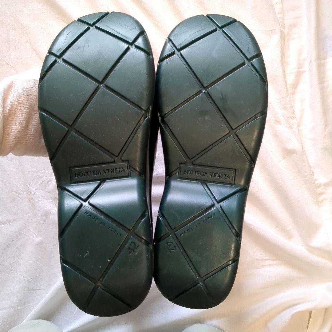 ボッテガヴェネタ パドル 42 レインブーツ グリーン　メンズ　レディース