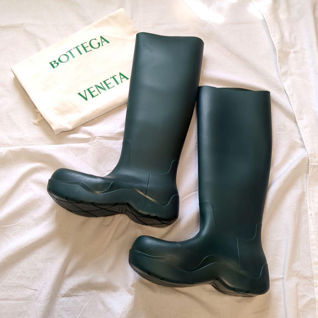 ボッテガヴェネタ パドル 42 レインブーツ グリーン　メンズ　レディース