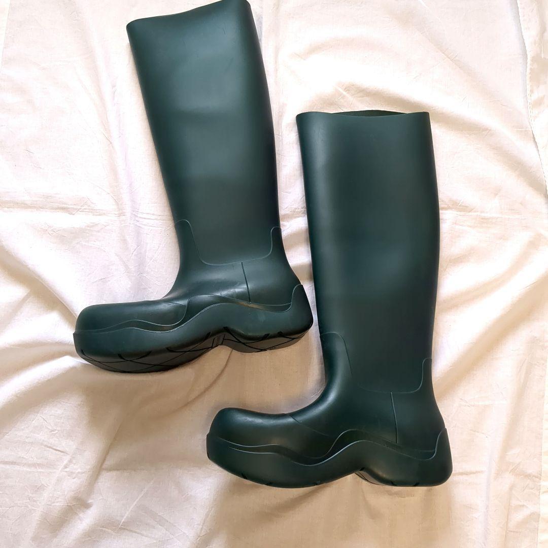 ボッテガヴェネタ パドル 42 レインブーツ グリーン　メンズ　レディース