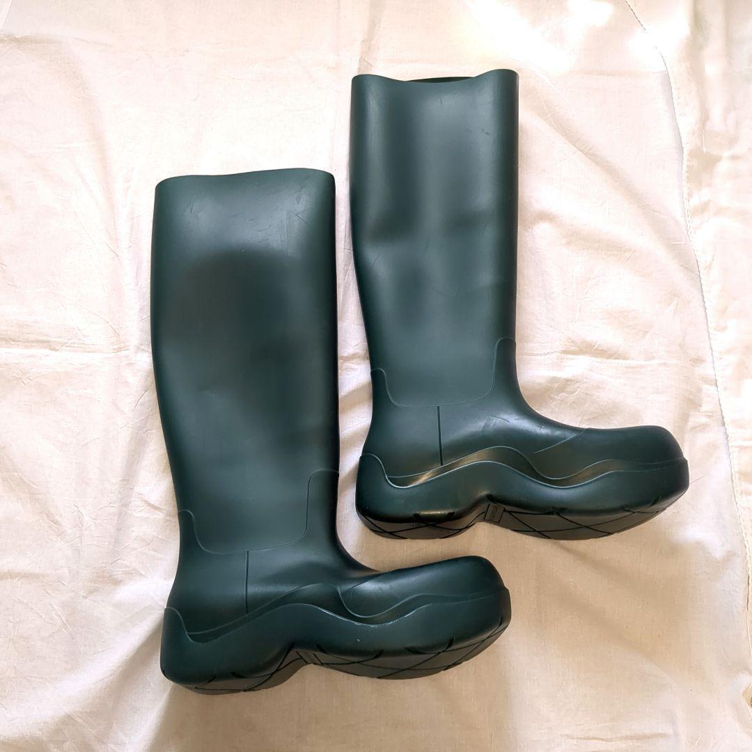 ボッテガヴェネタ パドル 42 レインブーツ グリーン　メンズ　レディース