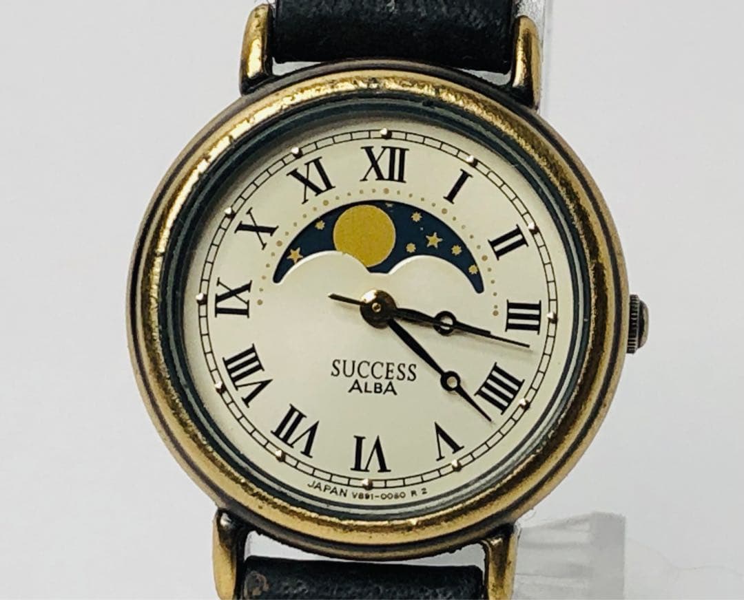 SEIKO ALBA SUCCESS V891-0050 ムーンフェイズ