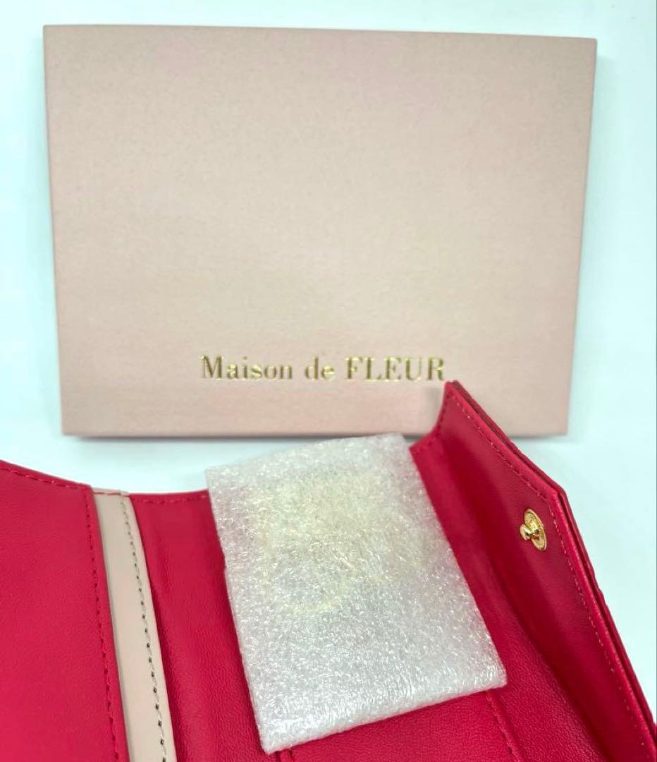【新品】Maison de FLEURꕤエナメルモノグラムキーケース