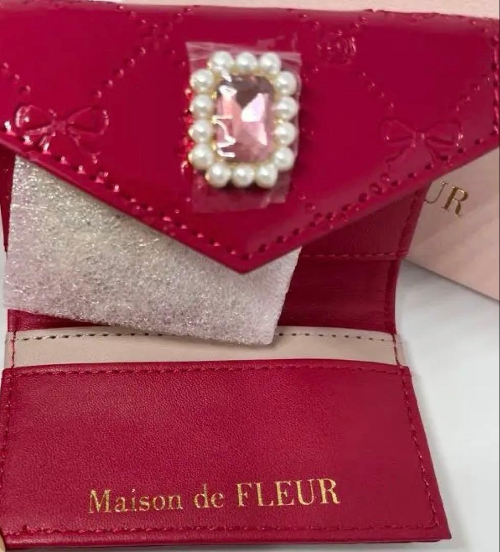 【新品】Maison de FLEURꕤエナメルモノグラムキーケース