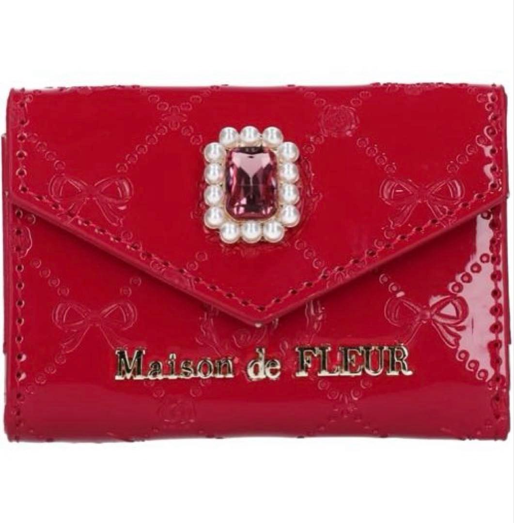 【新品】Maison de FLEURꕤエナメルモノグラムキーケース