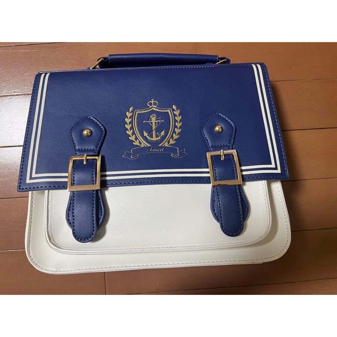アマベル　セーラーエンブレム サッチェルバッグ　Amavel