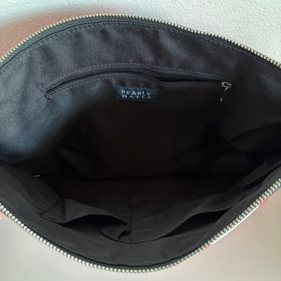 【新品未使用】PEARLY GATES イチゴ柄クラッチバッグ