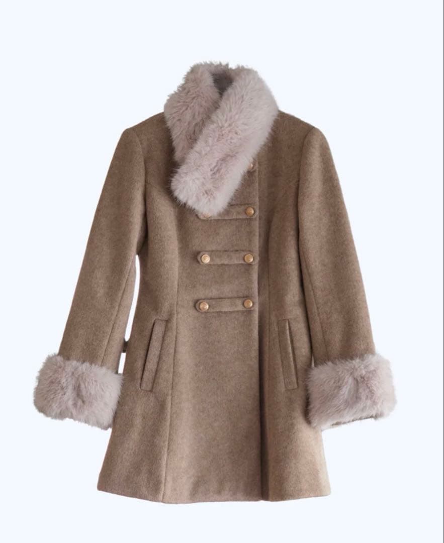 Treat Ürself アウター Muse fur flare coat