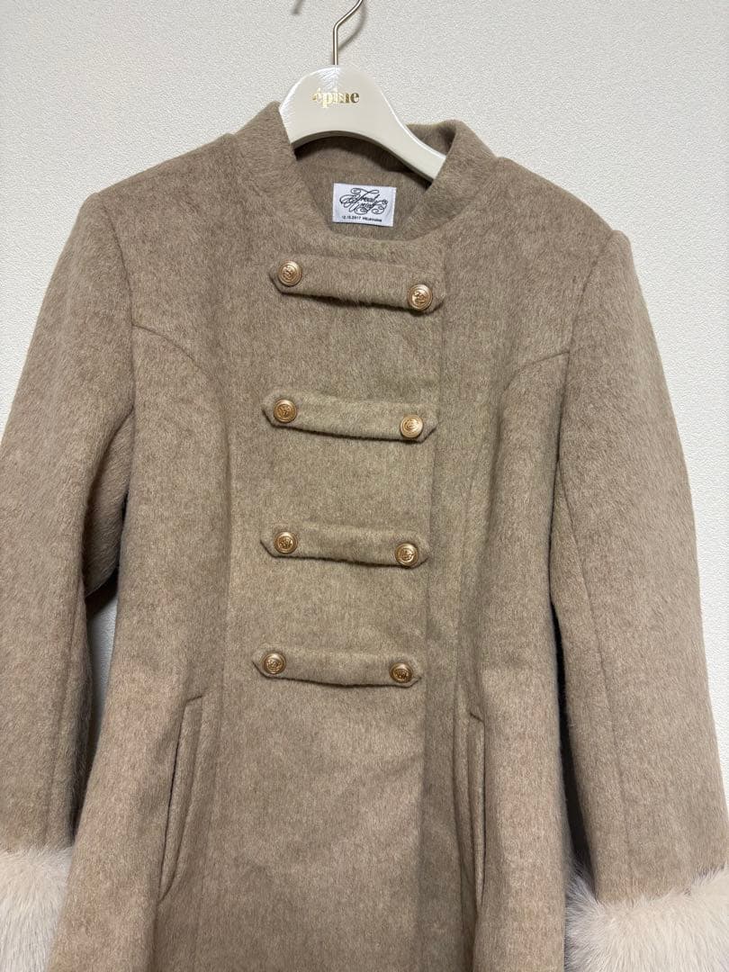 Treat Ürself アウター Muse fur flare coat