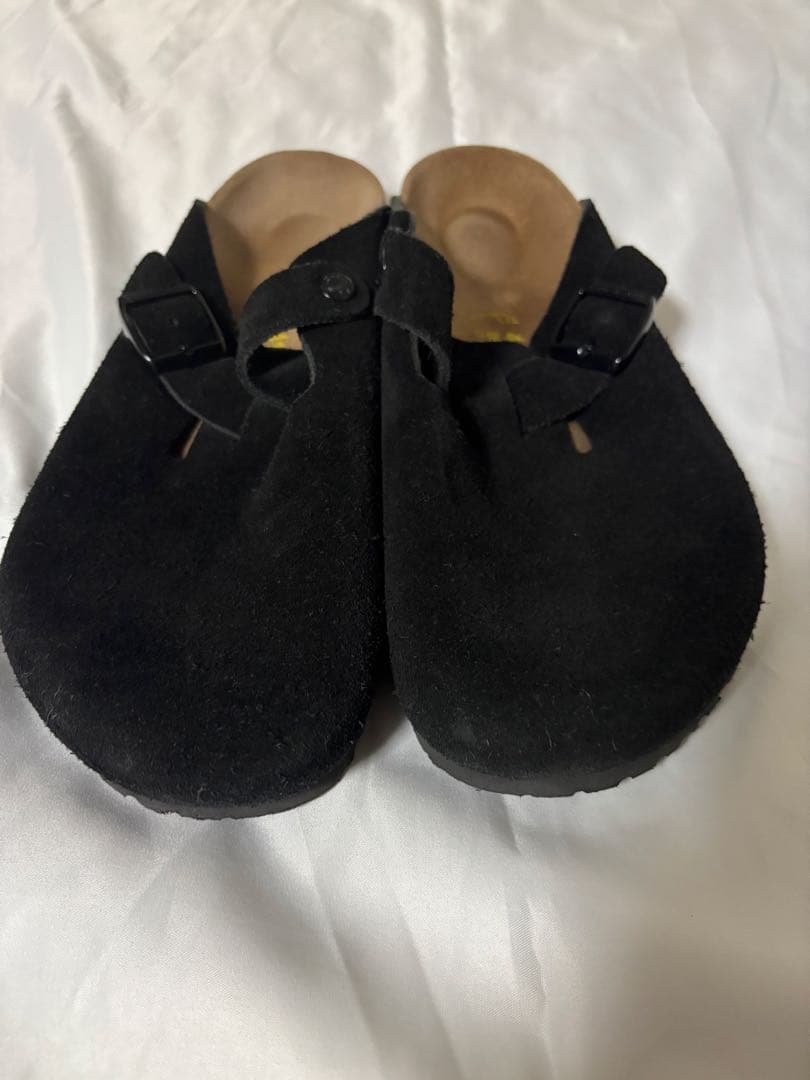 Birkenstock ボストン Boston 41 ビルケン 黒 スウェード