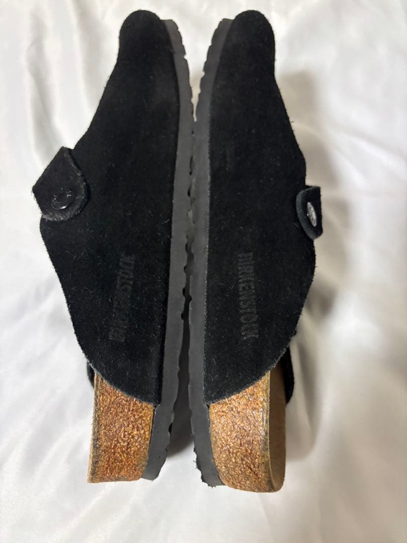 Birkenstock ボストン Boston 41 ビルケン 黒 スウェード