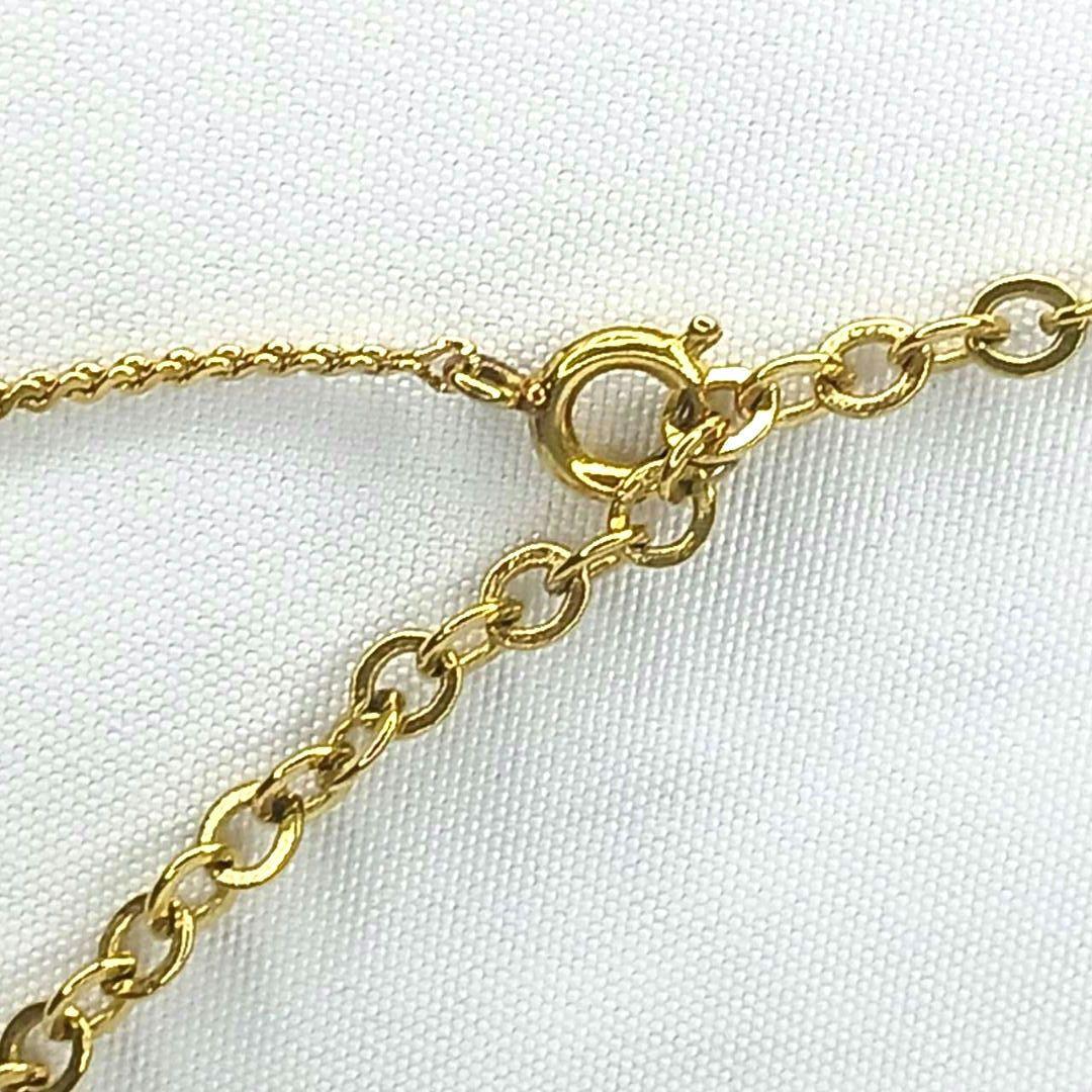 ​【美品/刻印有】Christian Diorネックレス CDロゴ ゴールド希少