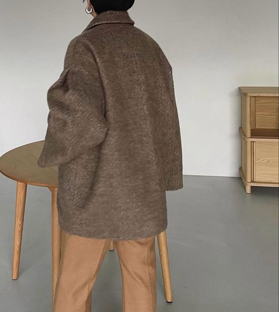 値下げ中！manof シャギーテーラードジャケット