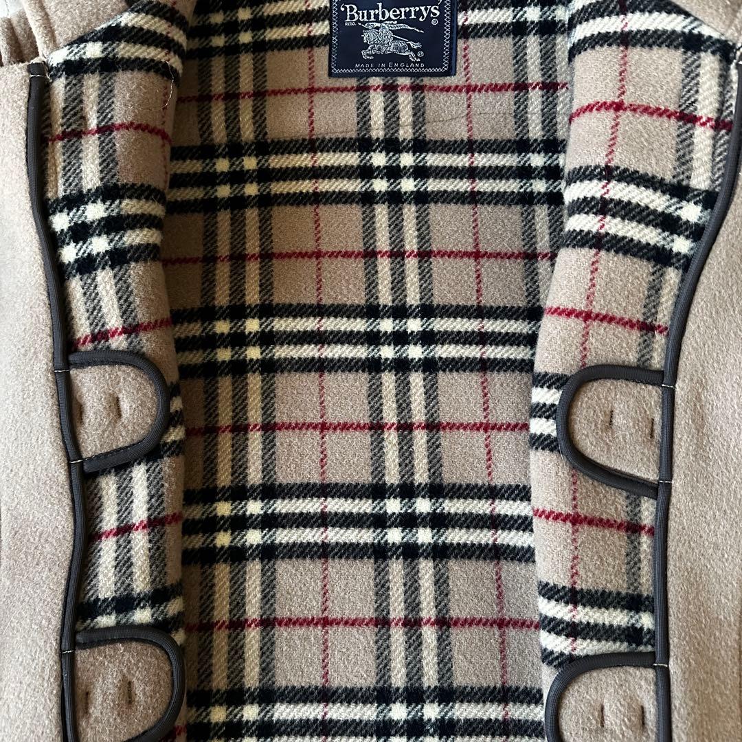 【Burberry】バーバリー 美品 ダッフルコート ノバチェック ヴィンテージ