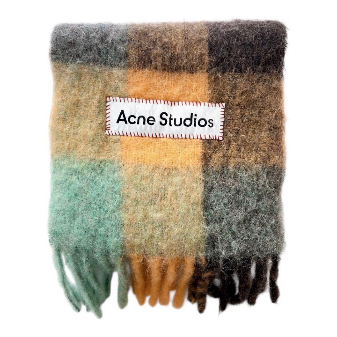 【正規品】Acne Studios アクネ モヘア マフラー ブラウン ストール