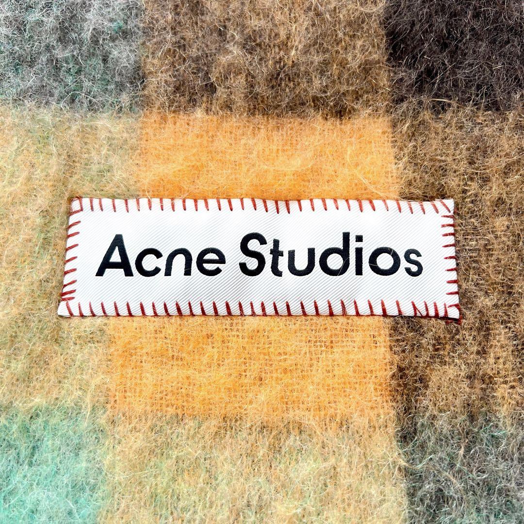 【正規品】Acne Studios アクネ モヘア マフラー ブラウン ストール