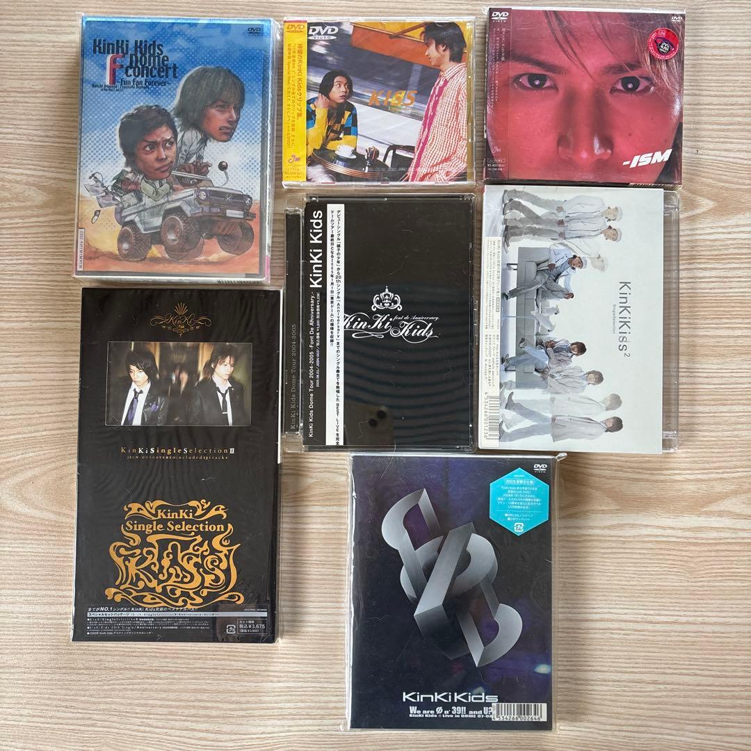 【全82枚】KinKi Kids シングルCD ・DVD まとめ売り 美品