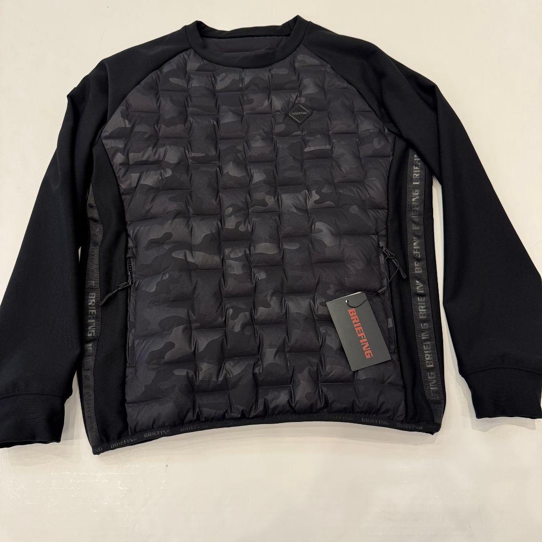 新品　BRIEFING　正規品　ハイブリッドダウン CREWNECK