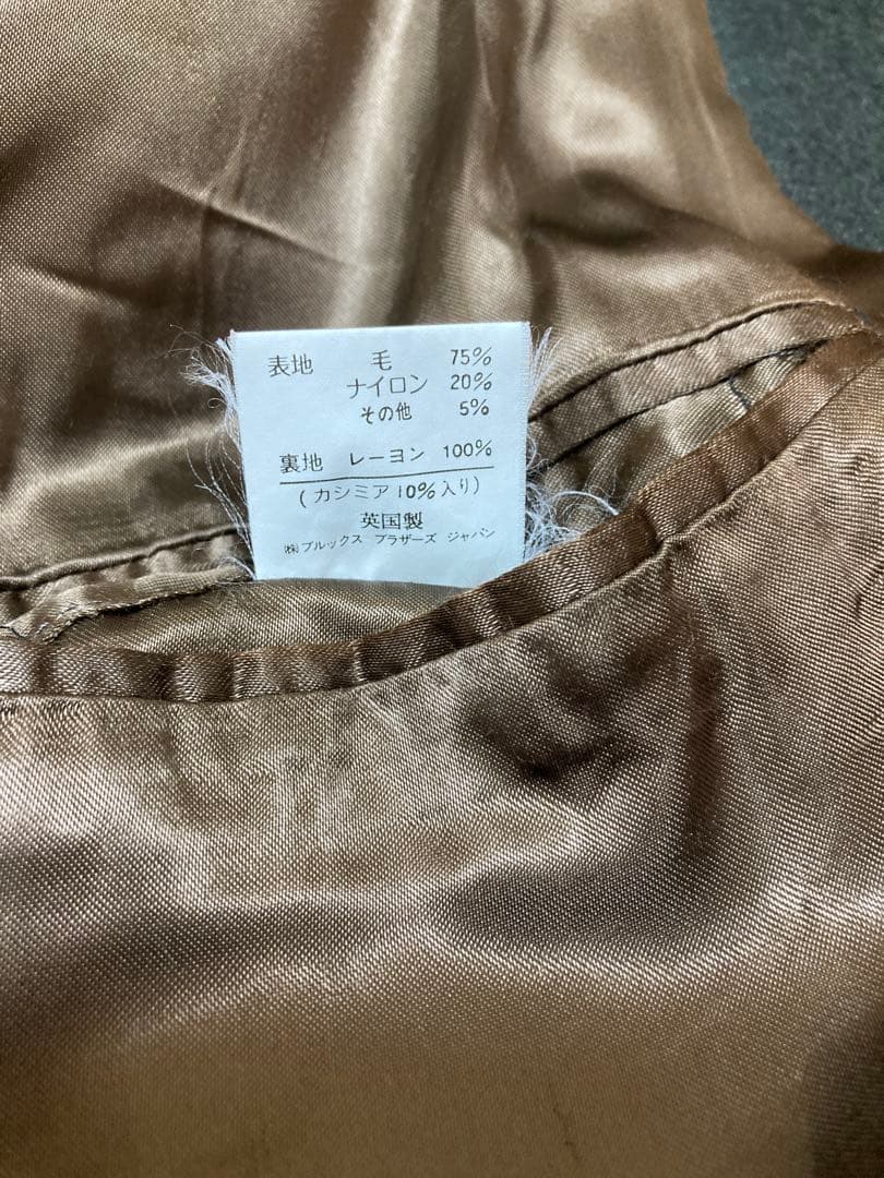英国製 70s BROOKS BROTHERS ウールコート 42 UK製