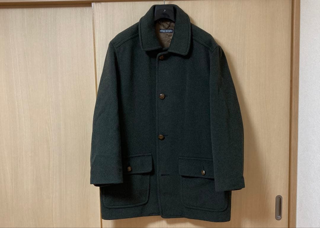 英国製 70s BROOKS BROTHERS ウールコート 42 UK製