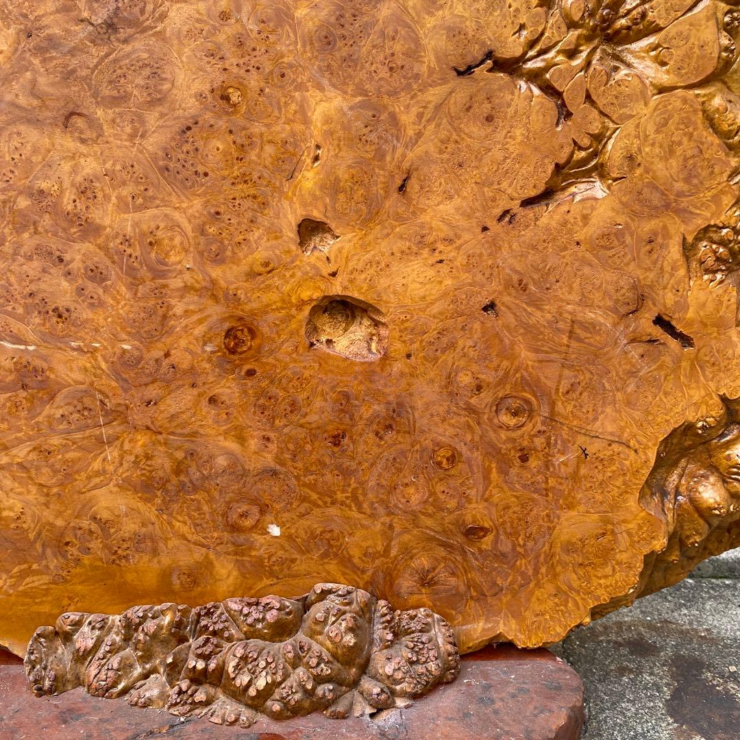 希少 玉杢 楓 瘤 衝立