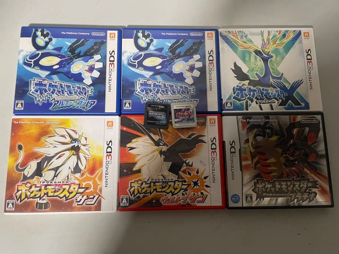 ポケモン　DS 3DS ソフト　8本