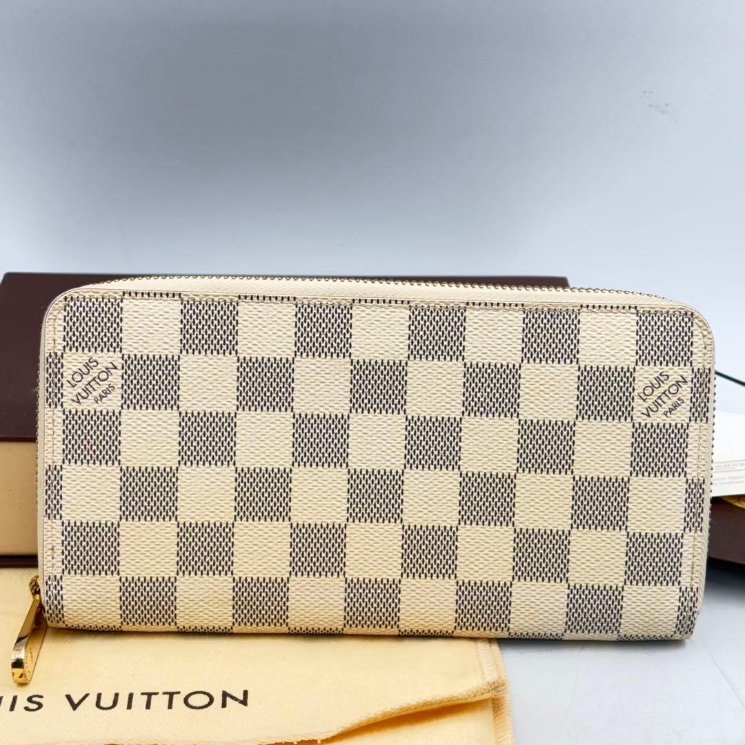 ルイヴィトン ダミエ アズールジッピー ウォレット 1108-S7303t