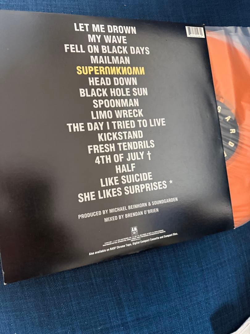 soundgarden superunkown US限定レコード！