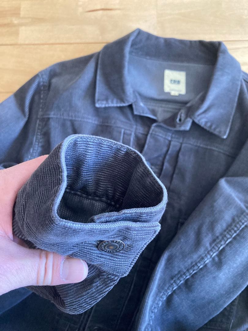 FOB FACTORY 2ndタイプ　コーデュロイジャケット チャコール