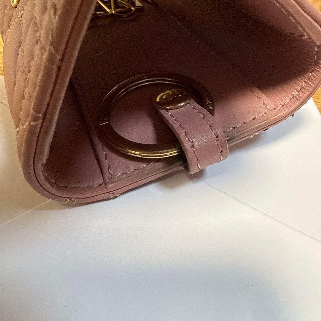 Dior ピンク レザー キーケース　日本限定色