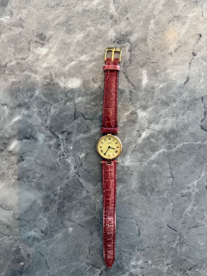 カルティエ 時計 クォーツ　ジャンク品