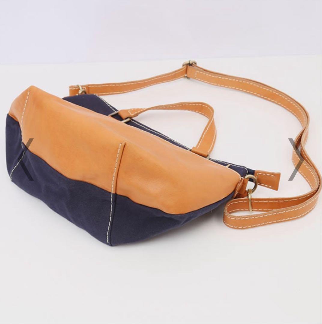 【新品・未使用品】fes ジゼル　2WAY ショルダーバッグ　ネイビー