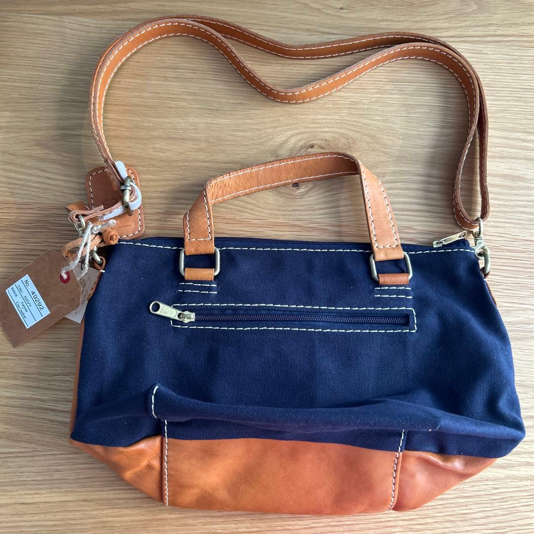 【新品・未使用品】fes ジゼル　2WAY ショルダーバッグ　ネイビー