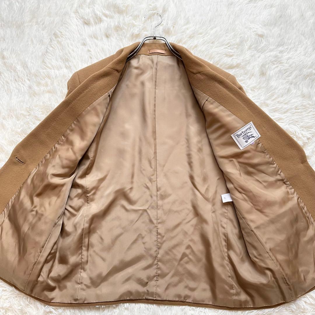 バーバリーズ テーラードジャケット カシミヤ混 キャメル 2XL