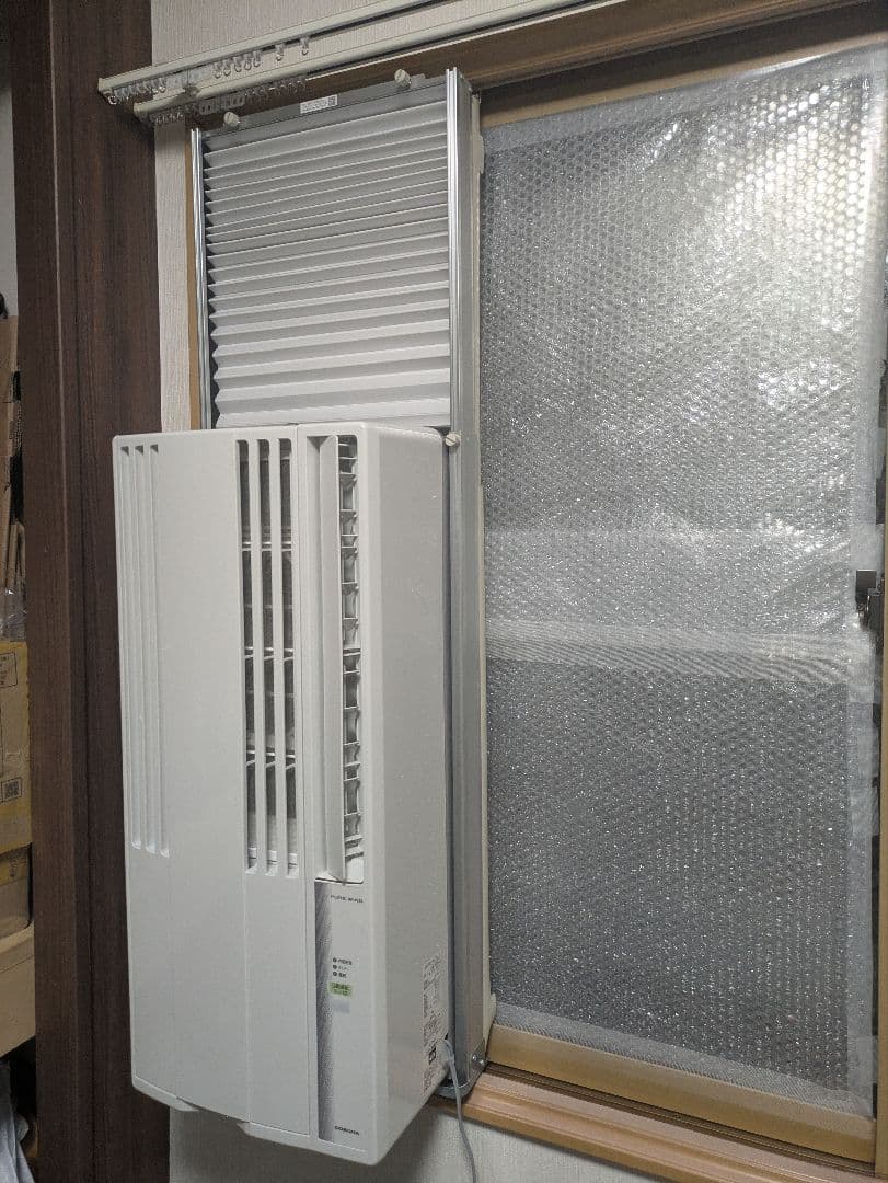 CORONA CW-1624R（WS）窓用エアコン 冷房機能付き コンパクト