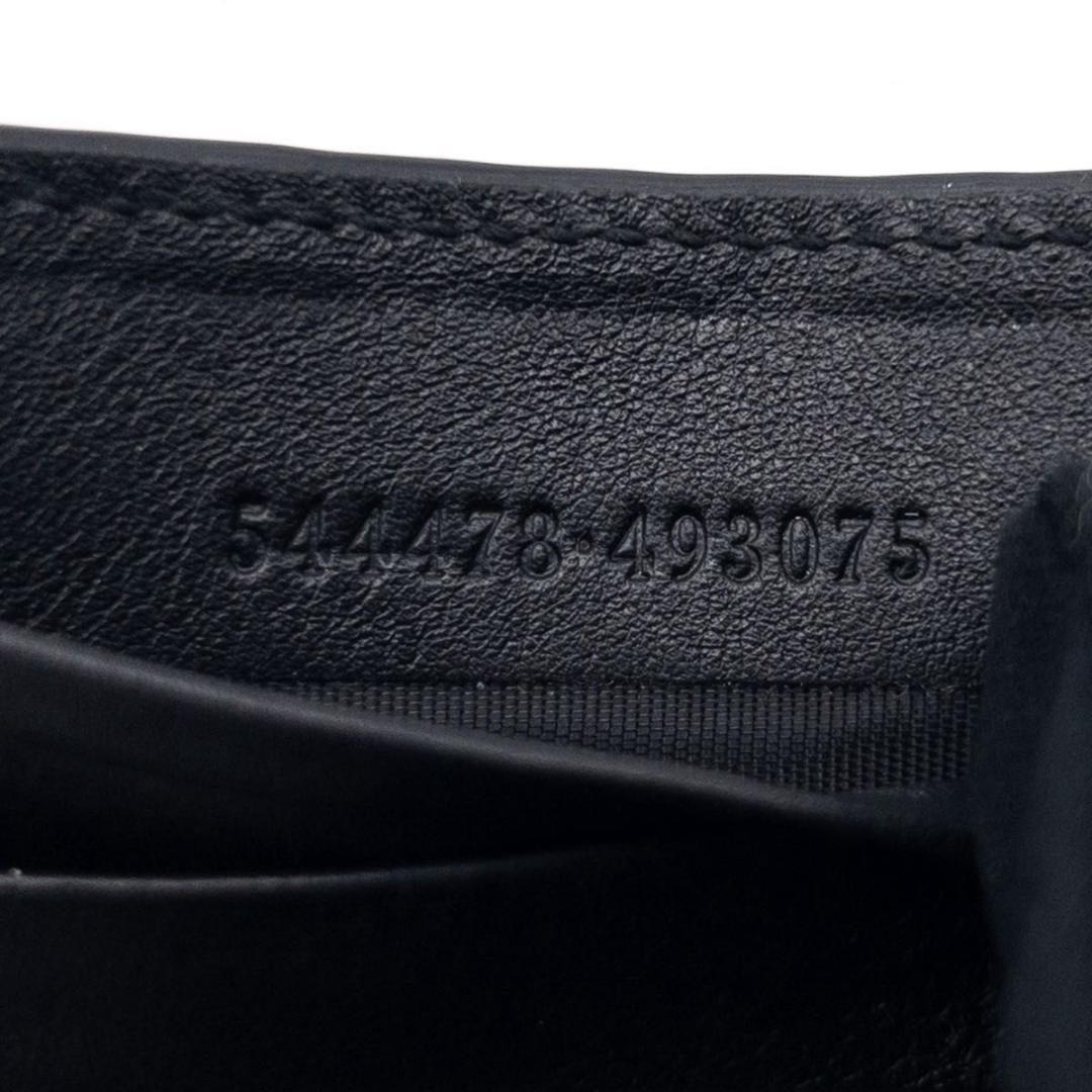 【極美品】GUCCI マネークリップ　マイクロシマ　黒　レザー