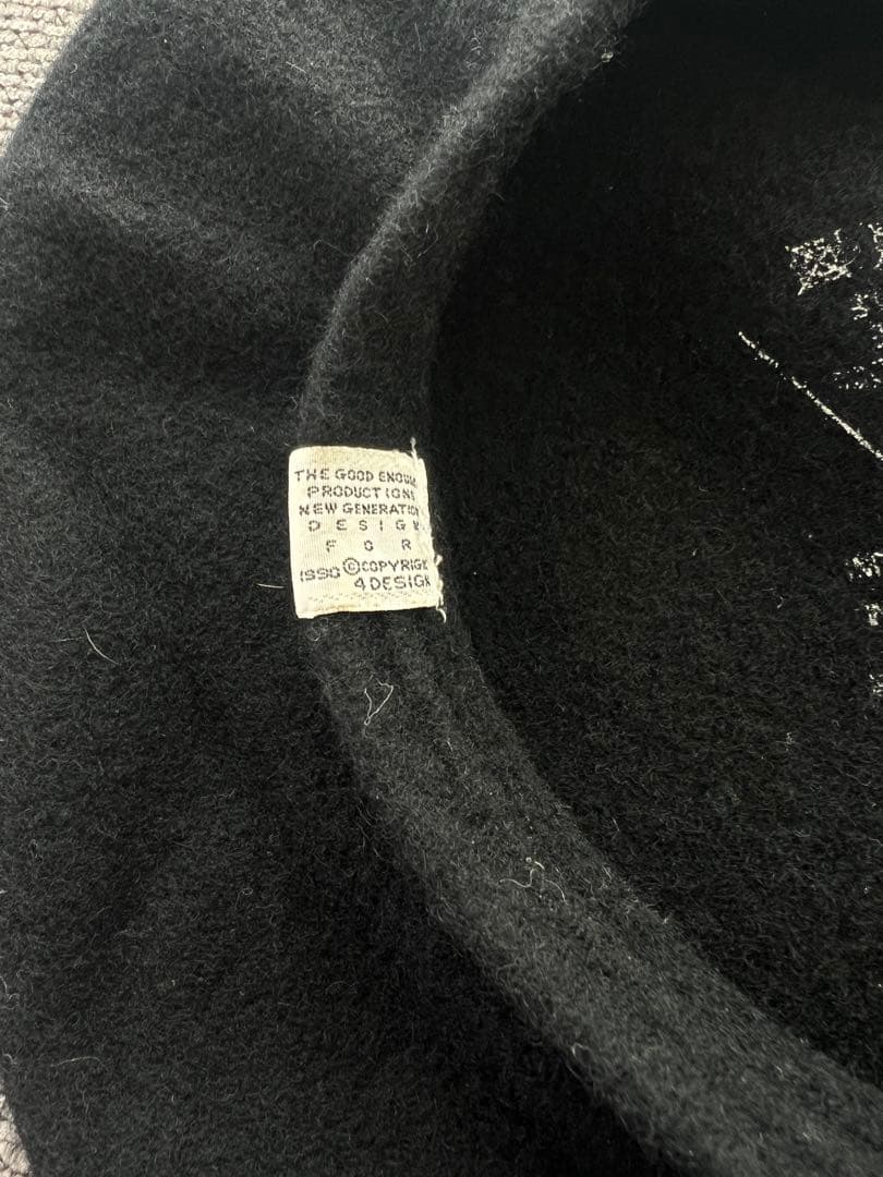 超希少90s初期GOODENOUGH×KANGOL 黒 ベレー帽 藤原ヒロシ