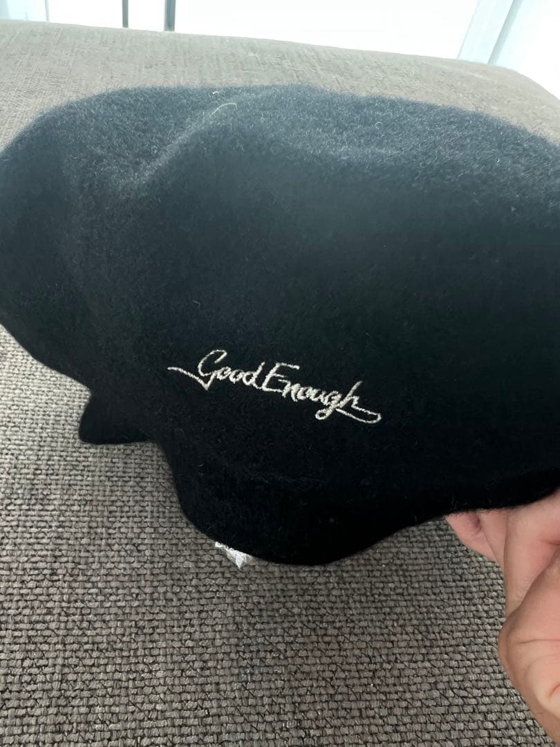 超希少90s初期GOODENOUGH×KANGOL 黒 ベレー帽 藤原ヒロシ