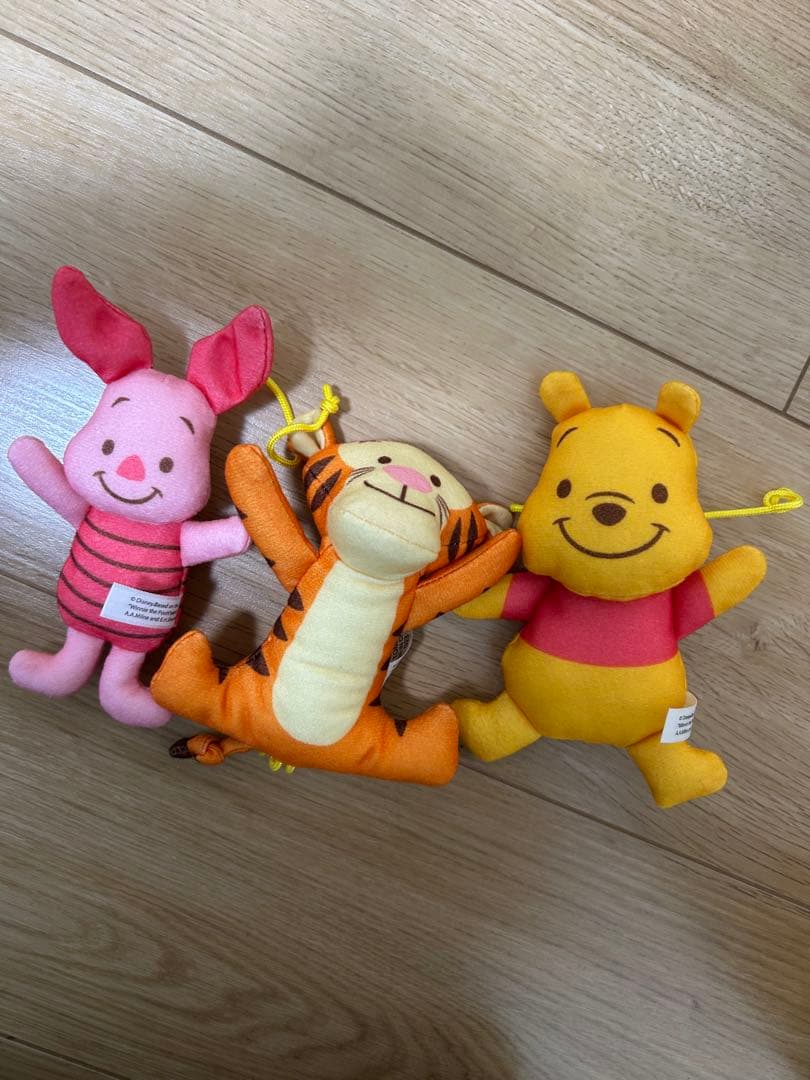 ★新品電池入り★ くまのプーさん　えらべる回転 6WAYジムにへんしんメリー