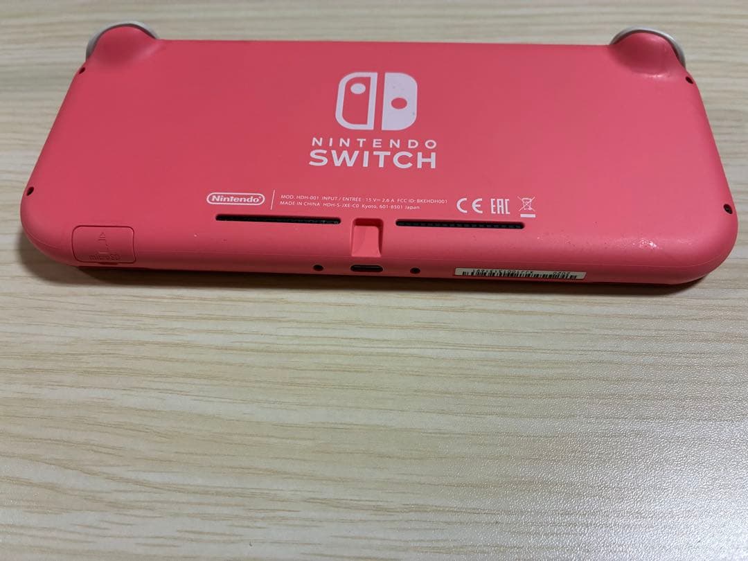 Switch Lite コーラル本体 ジャンク スティック不良 SD128G付き
