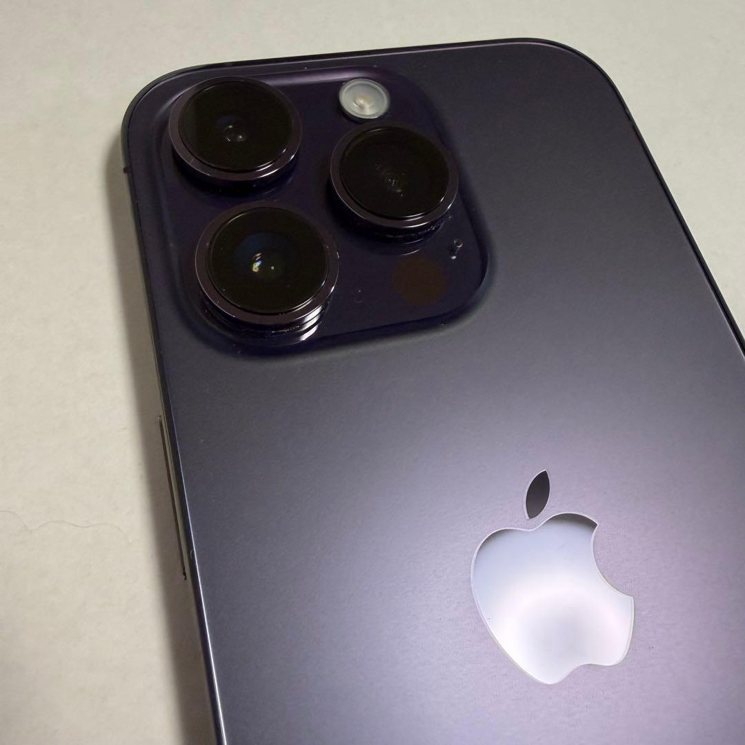 iPhone14pro 本体 SIMフリー 128GBジャンク品　パープル