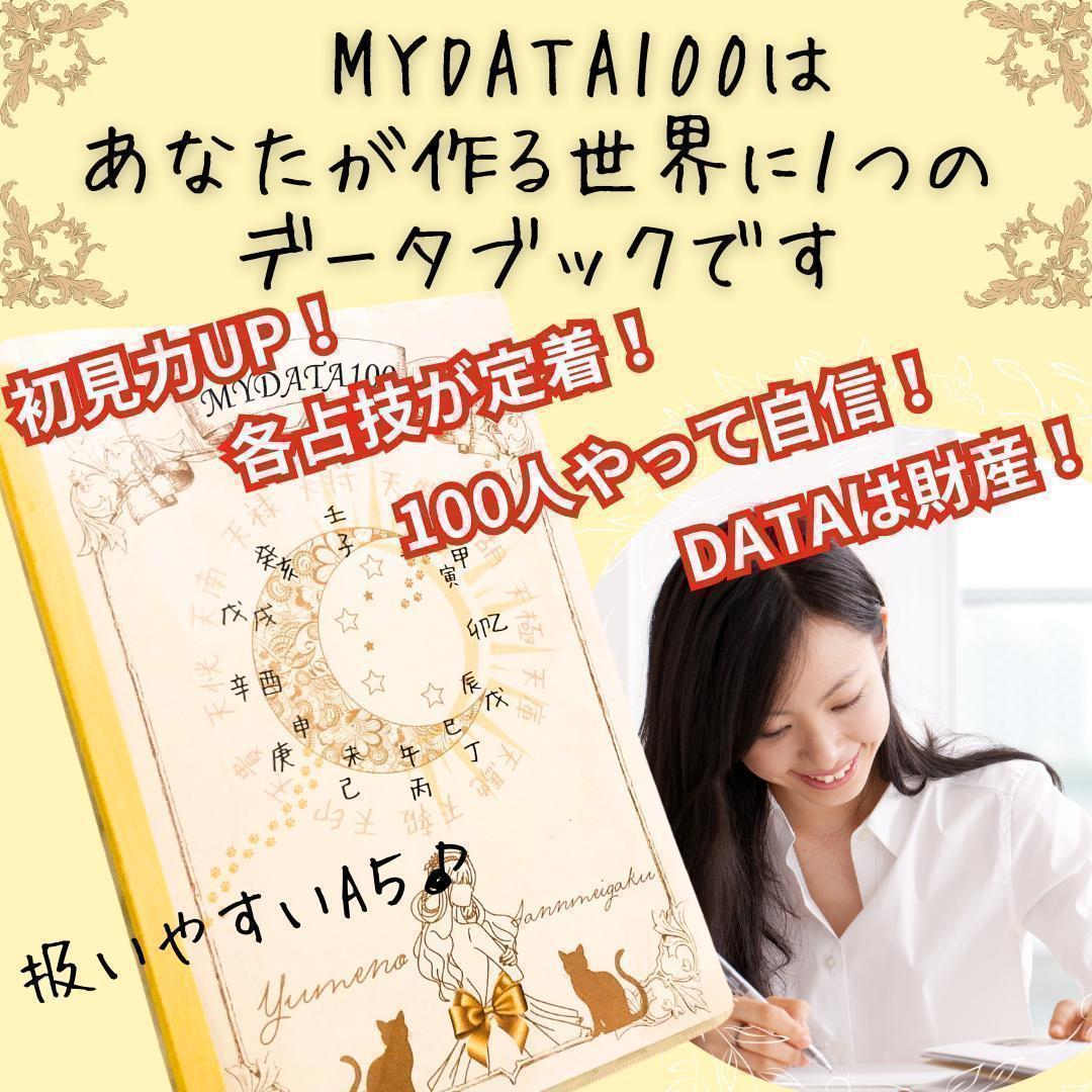 【￥960引】ゆめ乃算命学　あなたが作る「MY DATA100」　　独学　鑑定