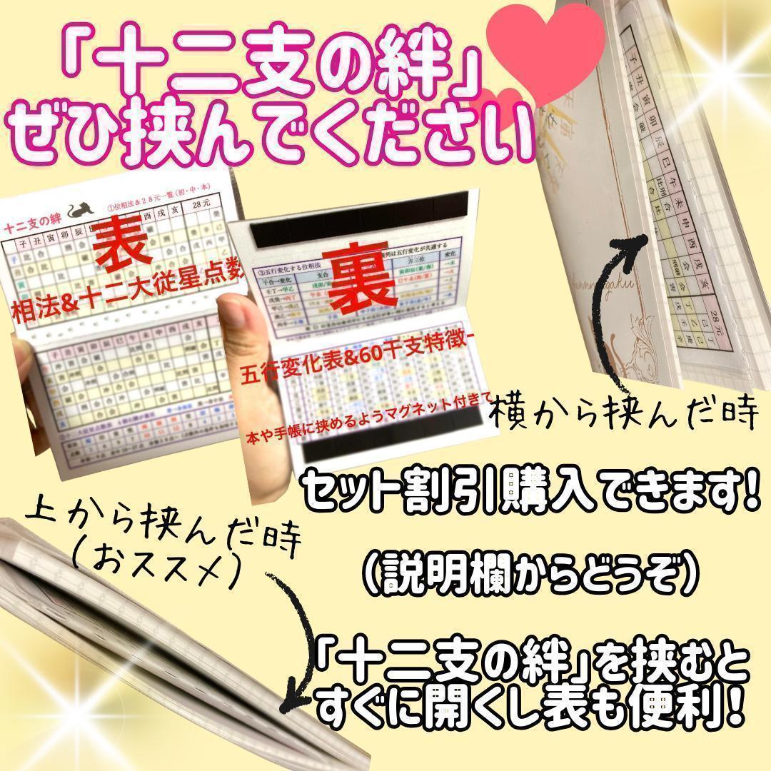 【￥960引】ゆめ乃算命学　あなたが作る「MY DATA100」　　独学　鑑定