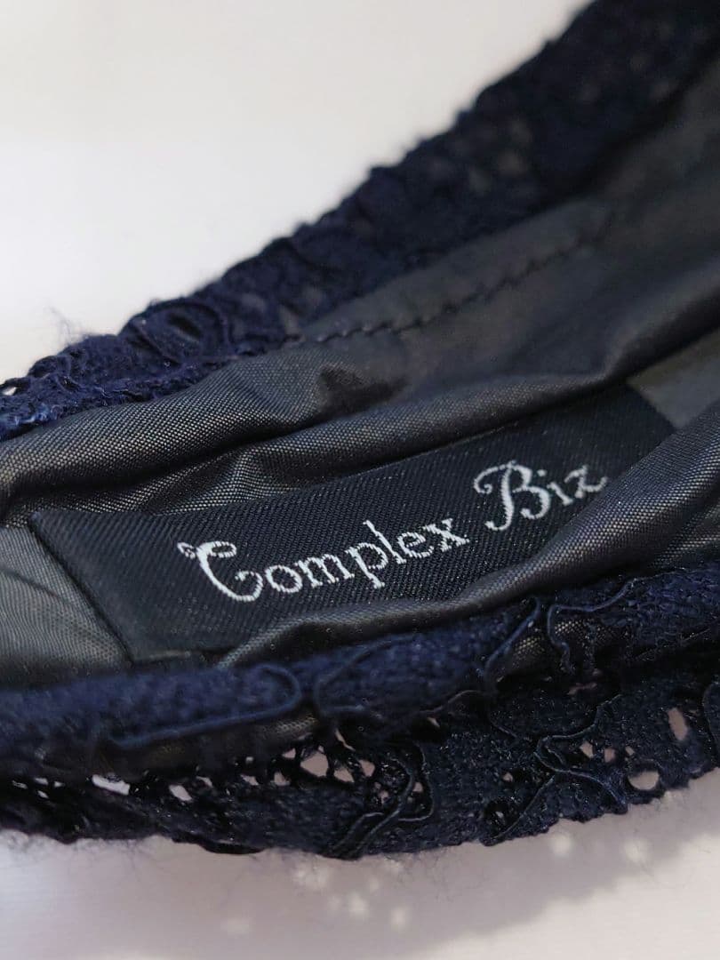 COMPLEX BIZ　フリーリーレース フレキシフィットヘアバンド(ネイビー)