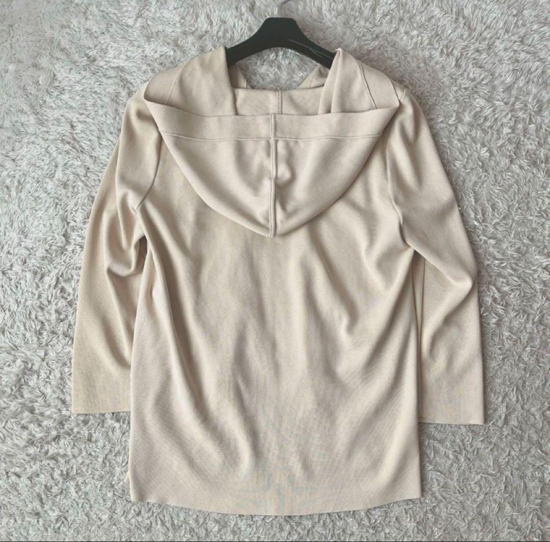 美品♡FOXEYフォクシーニューヨーク　レディライクパーカー ベージュ