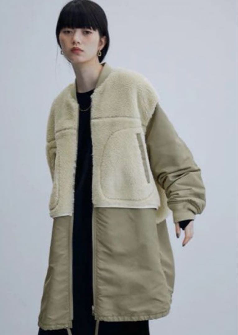 ADAM ET ROPE'アダムエロペMA-1ボアリバーシブルコート　ドラマ着用