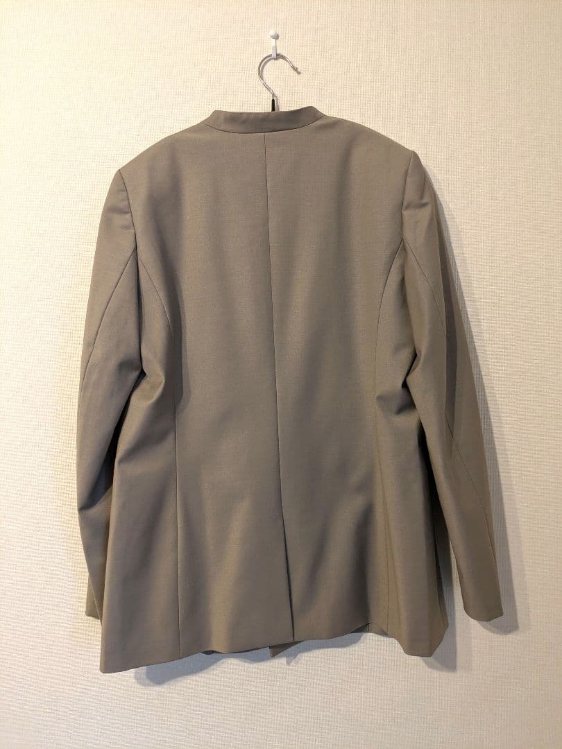 新品*定価5万 セオリーリュクス Executive ノーカラーJKT トープ